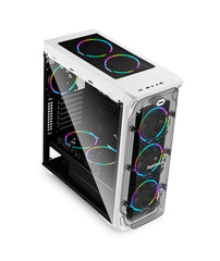 Segotep LUX Gaming Computer Case Support ATX / Micro-ATX / ITX USB 3.0 White