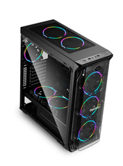 Segotep LUX Gaming Computer Case Support ATX / Micro-ATX / ITX USB 3.0 Black